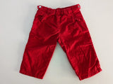 Dünne Stoffhose rot - Petit Bateau, Gr.62