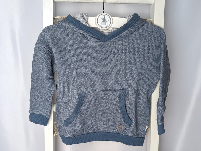 Dünner Strickpullover mit Kapuze, Organic - Santa Pure, Junge Gr.92/98