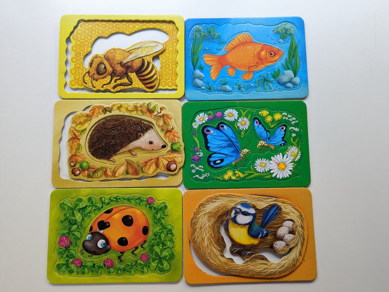 My first Puzzles, Wo die Tiere wohnen - Ravensburger, ab 2 Jahre