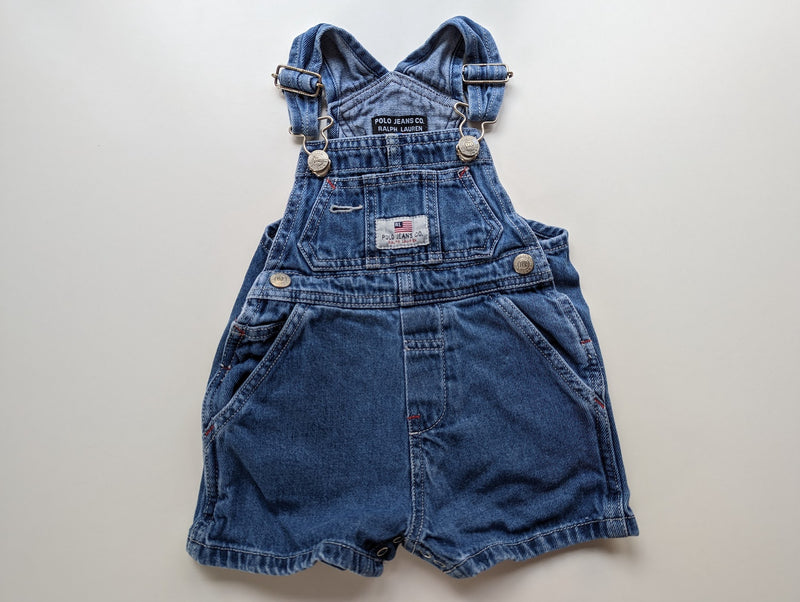 Schicke Jeans-Latzhose kurz - Ralph Lauren, Gr. 62/68
