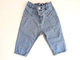 *Neuwertig* Hose aus weichem Jeansstoff - Reserved, Gr.80