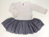 Festliches Kleid mit Tüllrock und kleinen Sternen - Petit Bateau, Mädchen Gr.74/80