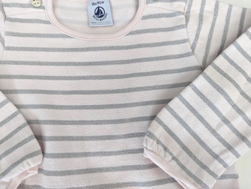 Festliches Kleid mit Tüllrock und kleinen Sternen - Petit Bateau, Mädchen Gr.74/80