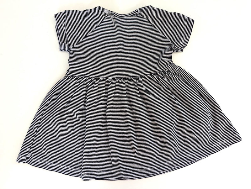 Kleid mit roter Schleife - Petit Bateau, Mädchen Gr.62