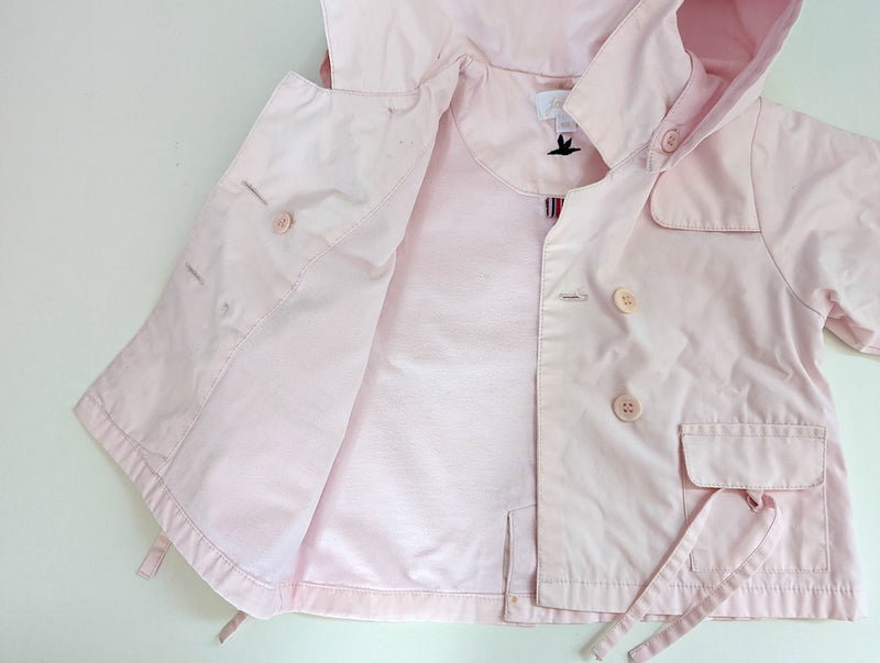 Übergangsjacke mit abnehmbarer Kapuze - Jacadi, Mädchen Gr.68