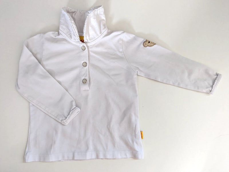 Langarmshirt mit Rundkragen - Steiff, Mädchen Gr.86