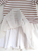 Festliches Kleid mit Tüllrock - Petit Bateau, Mädchen Gr.98/104
