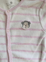 Schlafstrampler aus weichem Nicki mit passender Mütze (41) - Bellybutton, Mädchen Gr.68