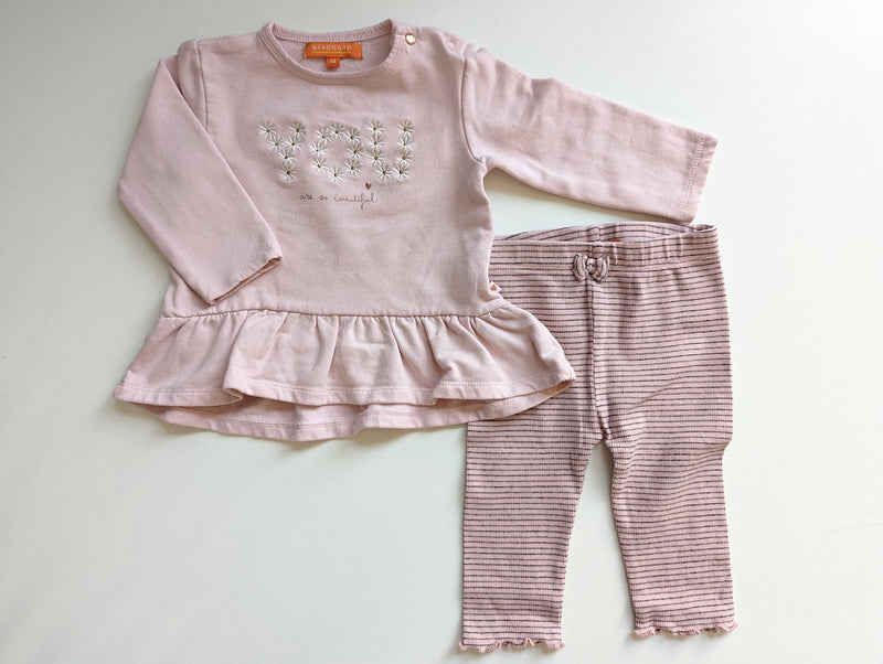 H/W Outfit: Warmes Shirt mit Leggings - Staccato, Mädchen Gr.68