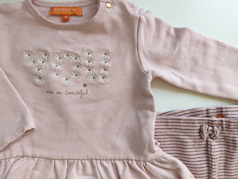 H/W Outfit: Warmes Shirt mit Leggings - Staccato, Mädchen Gr.68