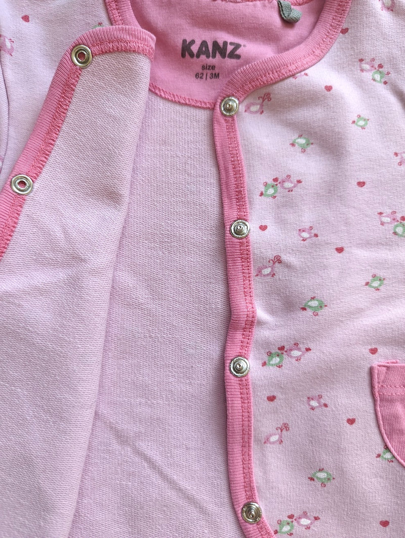 F/S/H Outfit: Sweatjacke mit T-Shirt und Leggings - Kanz, Mädchen Gr.62