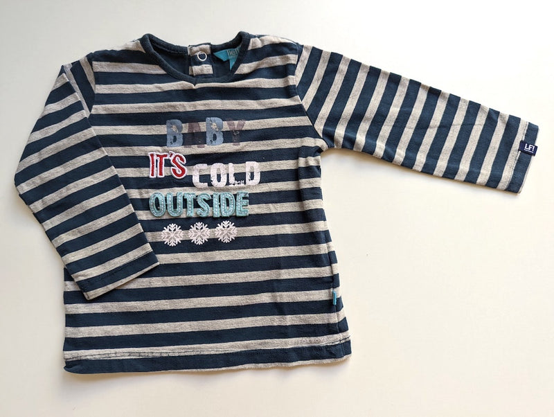 Fundgrube: Langarmshirt, Cold Outside - lief!, Junge Gr.80