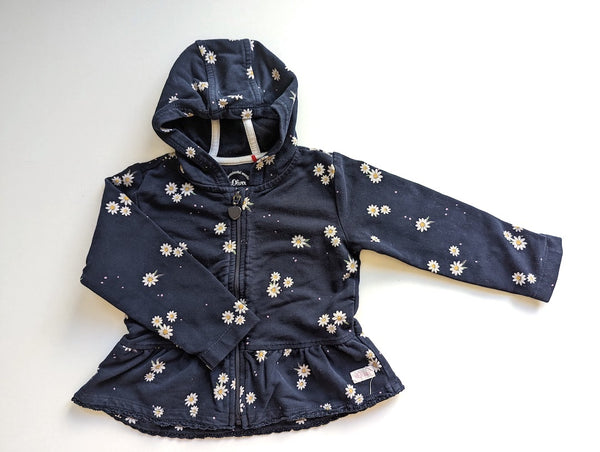 Sweatjacke mit Blumen - S.Oliver, Mädchen Gr.80