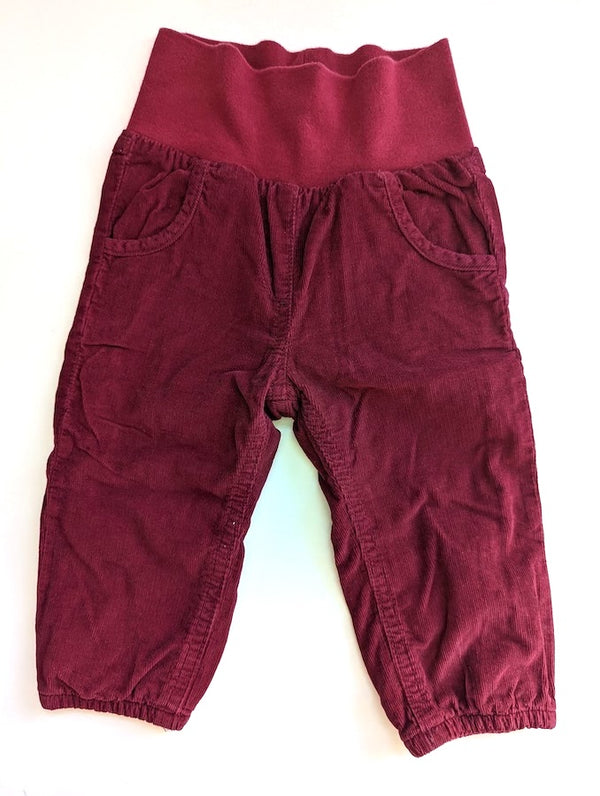 Gefütterte Hose aus weichem Cordstoff - Topomini, Mädchen Gr.80