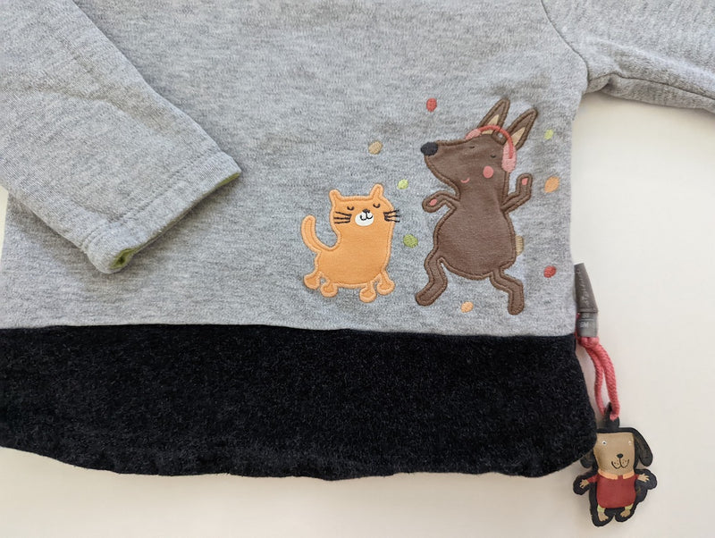 Wendeshirt, Katze & Hund - Sigikid, Gr.62/68