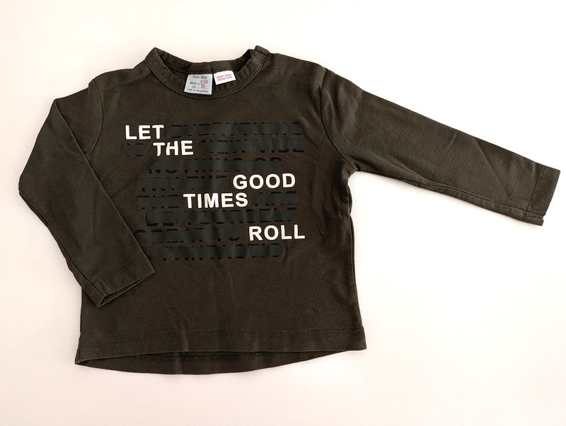 Langarmshirt, Good times - Zara Baby, Junge Gr.80
