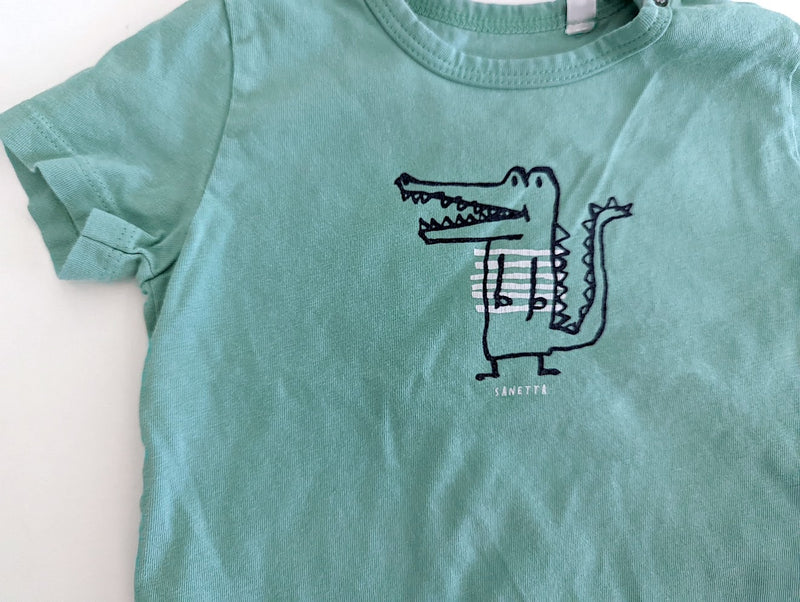 T-Shirt, kleines  Krokodil - Sanetta, Junge Gr.68