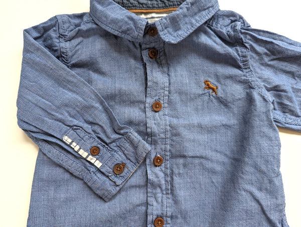 Schickes Freizeithemd - H&M, Junge Gr.68