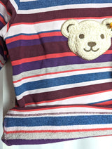 Sweatshirt mit Quietsche-Bär und Kapuze - Steiff, Mädchen Gr.104