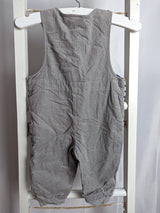 Weiche Latzhose aus Cord, gefüttert - Bornino, Gr.74/80