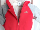 Sweatjacke mit warmen Teddyfutter - New balance, Mädchen Gr.80