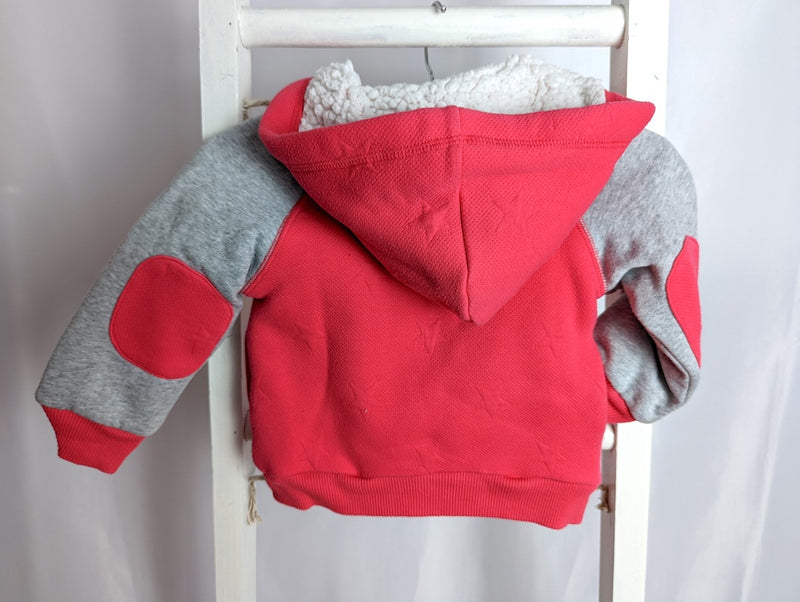 Sweatjacke mit warmen Teddyfutter - New balance, Mädchen Gr.80