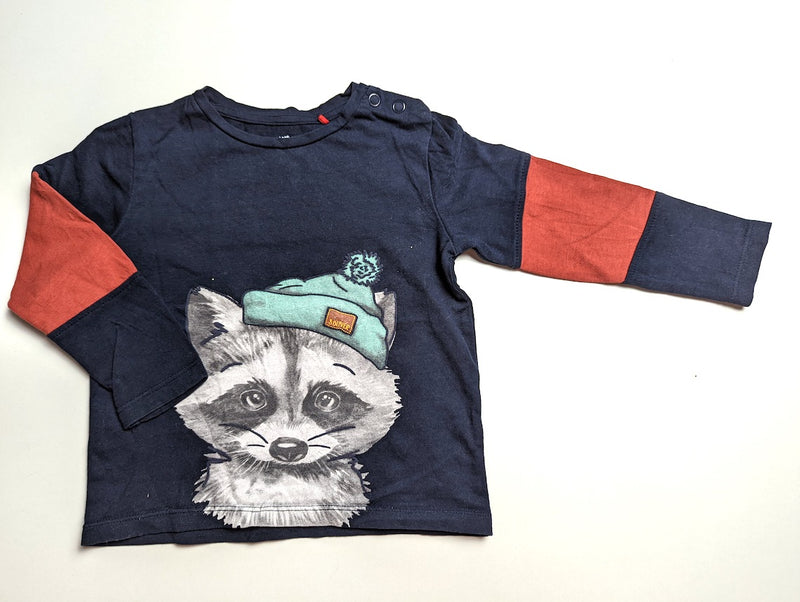 Langarmshirt, Waschbär - S.Oliver, Gr.80