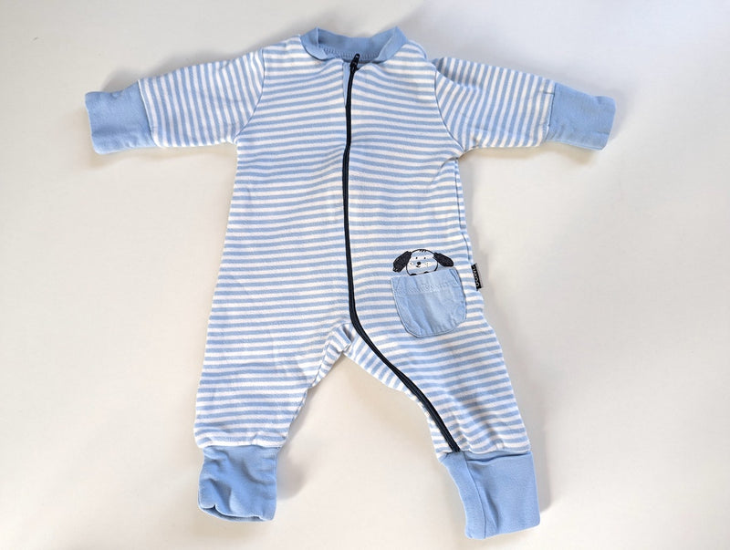 Baby Schlafoverall mit Umschlagbündchen, kleiner Hund - Jako-o, Unisex Gr.50