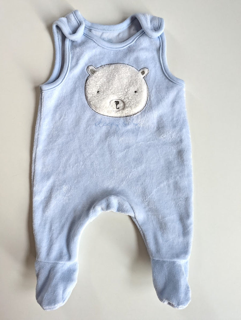Weicher Strampler, Bär - Baby Club, Unisex Gr.50