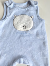 Weicher Strampler, Bär - Baby Club, Unisex Gr.50