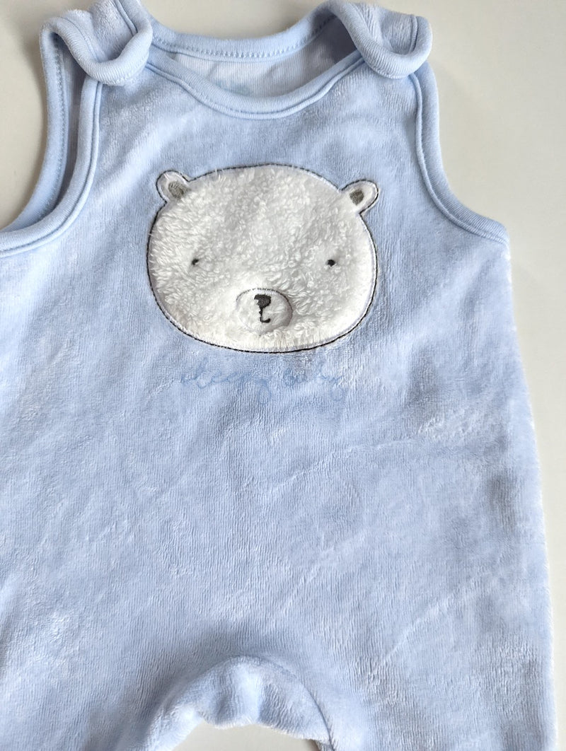 Weicher Strampler, Bär - Baby Club, Unisex Gr.50