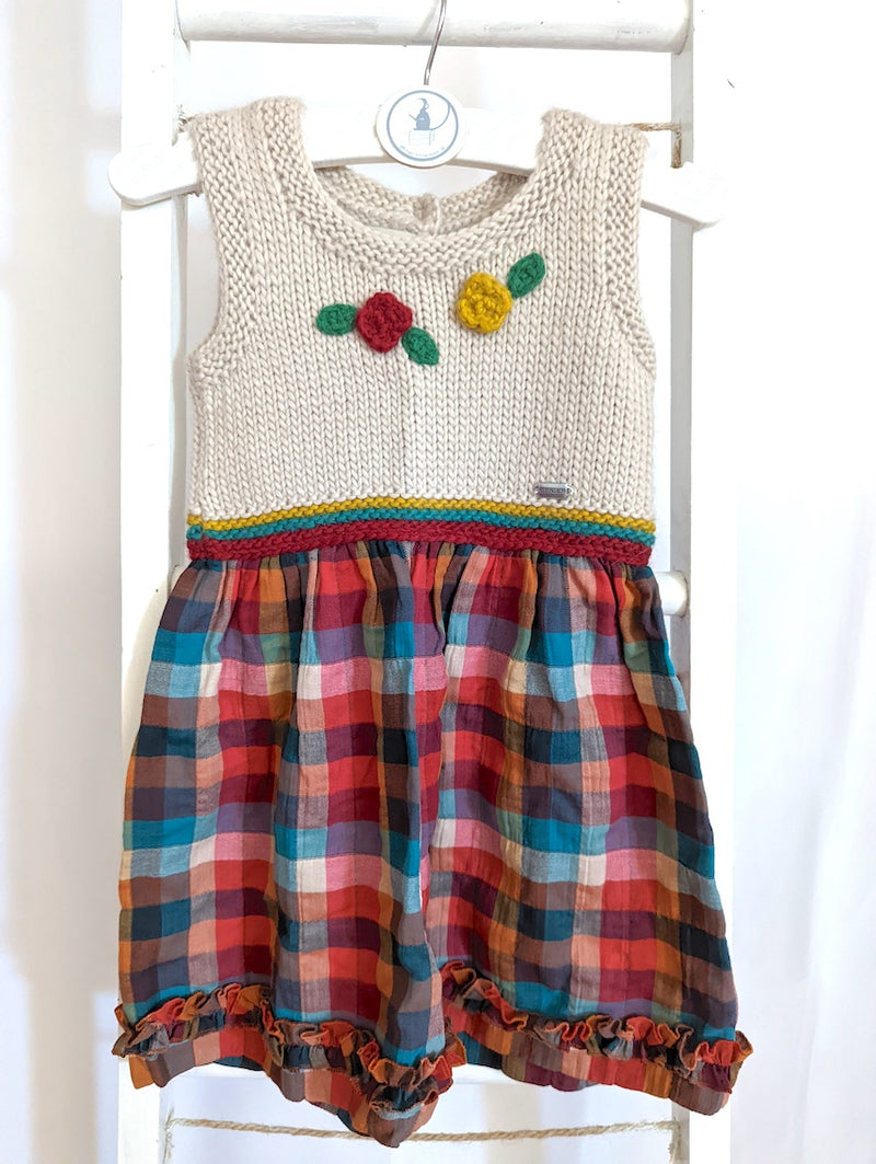 Hübsches Kleid mit Wolle - Geiger Österreich, Mädchen Gr.92