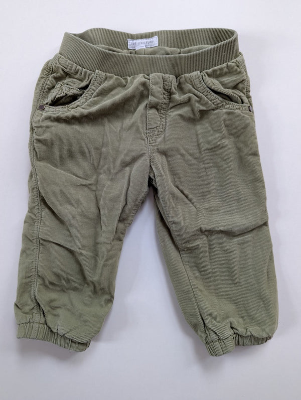 Cordhose aus weichem Stoff, gefüttert - Bellybutton, Mädchen Gr.80