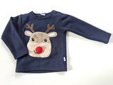 Warmer Pullover, Rentier - Little, Junge Gr.86