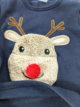 Warmer Pullover, Rentier - Little, Junge Gr.86