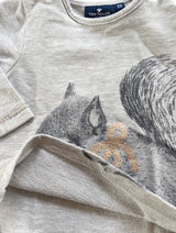 Pullover mit Eichhörnchen, gefüttert -Tom Tailer, Mädchen Gr.68