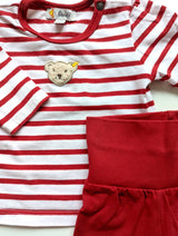 2er Set, Langarmshirt mit Stoffhose - Steiff , Mädchen Gr.56