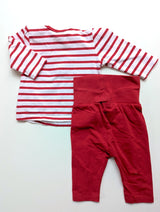 2er Set, Langarmshirt mit Stoffhose - Steiff , Mädchen Gr.56