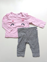 2er Set, Langarmshirt & Stoffhose - Tom Tailor, Mädchen Gr.62/68