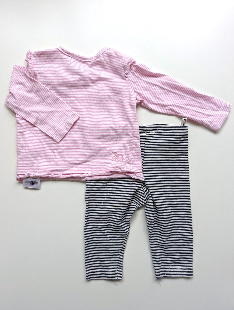 2er Set, Langarmshirt & Stoffhose - Tom Tailor, Mädchen Gr.62/68