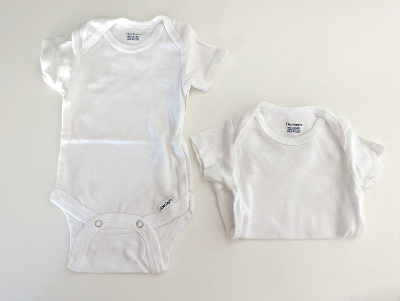2er Set Bodies, kurzarm - Gerber, Unisex Gr.50