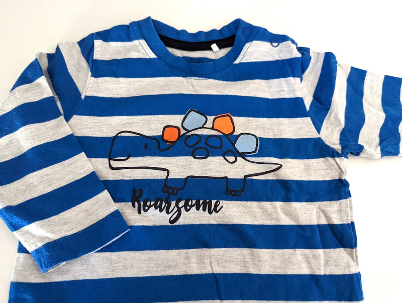 Langarmshirt, Dino - Topomini, Junge Gr.80