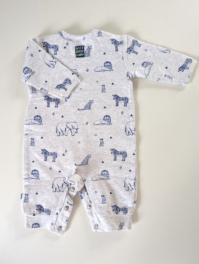 Organic Strampler, Safari - Feetje, Unisex Gr.56