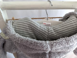 Winteroverall mit Kapuze, wattiert - Bornino, Unisex Gr.62/68