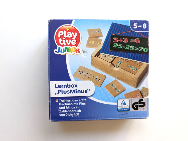 Lernspiel - Lernbox "PlusMinus" - Playtive 5-8 Jahre