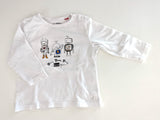 Fundgrube: Langarmshirt, Roboter - S.Oliver, Gr.56/62