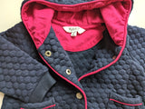 *Neuwertig* Hübsche Sweatjacke mit Leinenstoff - Kanz, Mädchen Gr.62