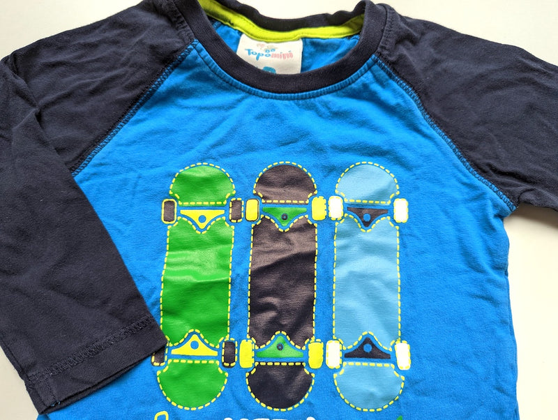 Langarmshirt, 3arebetterthan1 - Topomini, Junge Gr.80