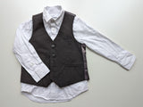 Festliches Set: Weste mit Hemd - Next, Junge Gr.98