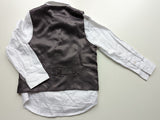 Festliches Set: Weste mit Hemd - Next, Junge Gr.98